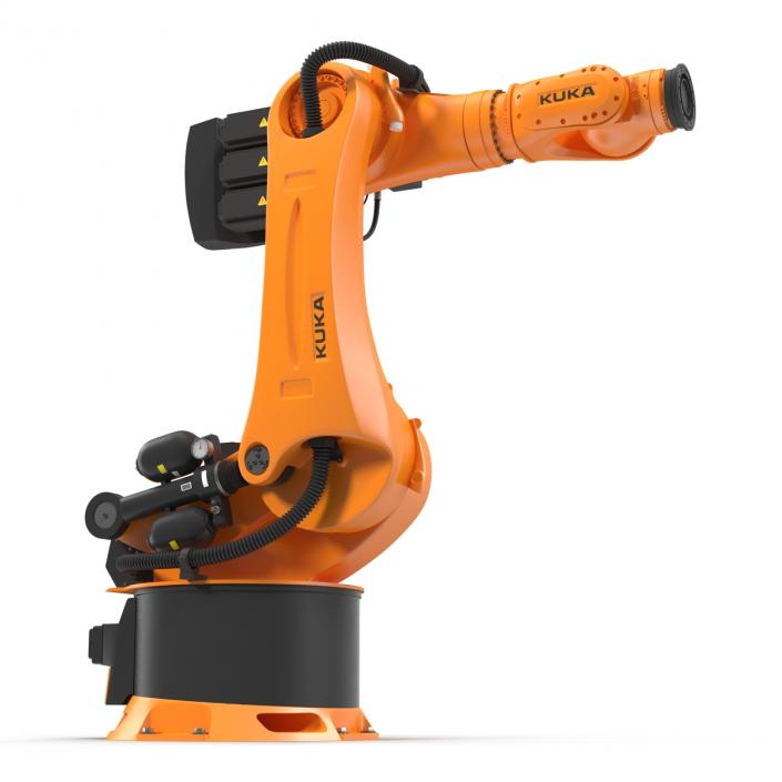 3D Kuka Robot KR-600 FORTEC Rigged