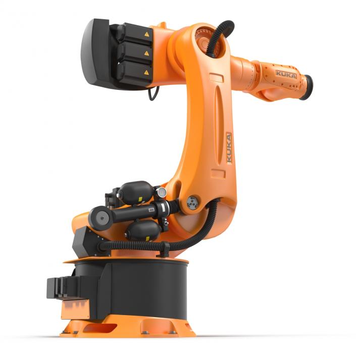 3D Kuka Robot KR-600 FORTEC Rigged