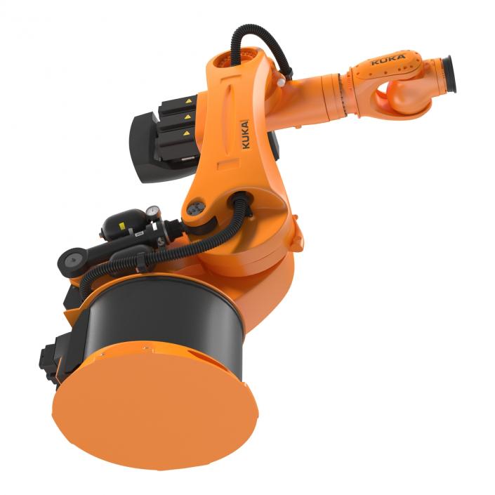 3D Kuka Robot KR-600 FORTEC Rigged