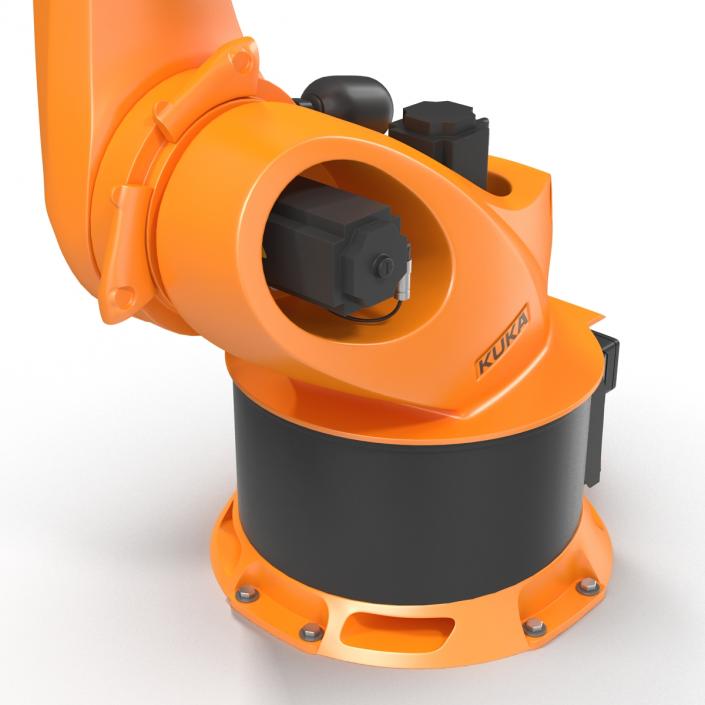 3D Kuka Robot KR-600 FORTEC Rigged