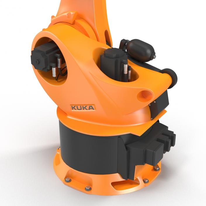 3D Kuka Robot KR-600 FORTEC Rigged