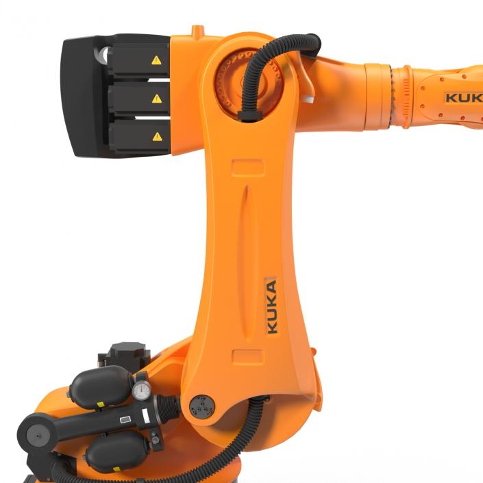 3D Kuka Robot KR-600 FORTEC Rigged