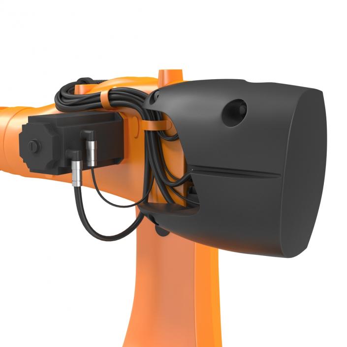 3D Kuka Robot KR-600 FORTEC Rigged