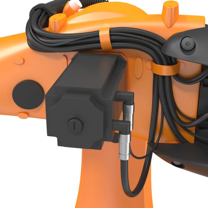 3D Kuka Robot KR-600 FORTEC Rigged