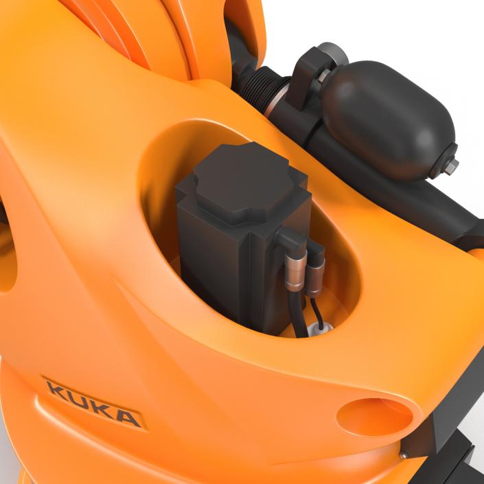 3D Kuka Robot KR-600 FORTEC Rigged