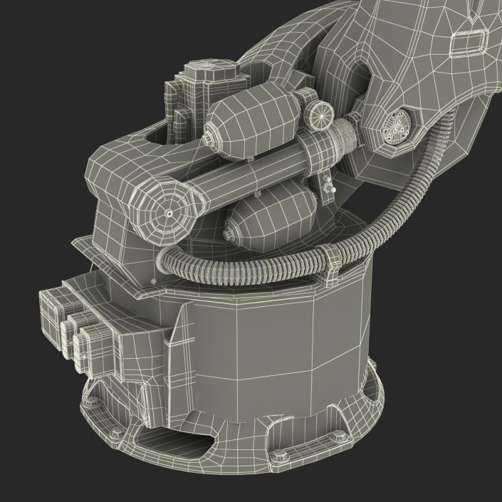 3D Kuka Robot KR-600 FORTEC Rigged