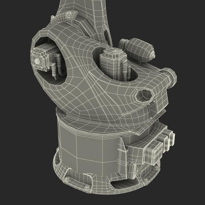 3D Kuka Robot KR-600 FORTEC Rigged