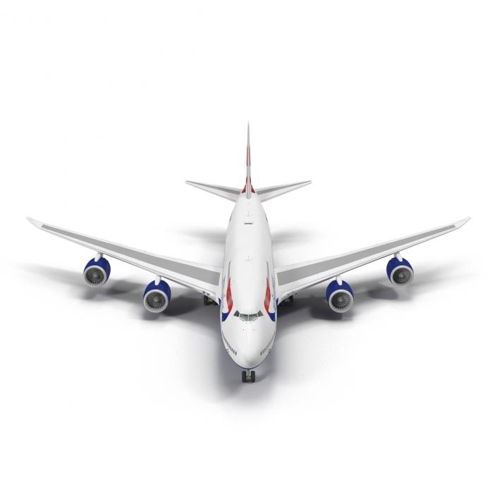 Boeing 747-8I British Airways 3D model