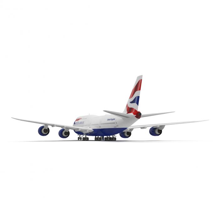 Boeing 747-8I British Airways 3D model