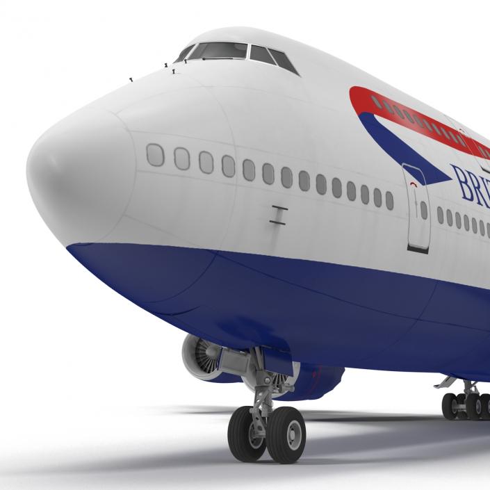 Boeing 747-8I British Airways 3D model