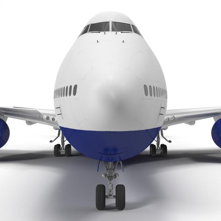 Boeing 747-8I British Airways 3D model