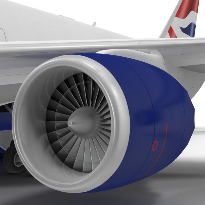 Boeing 747-8I British Airways 3D model