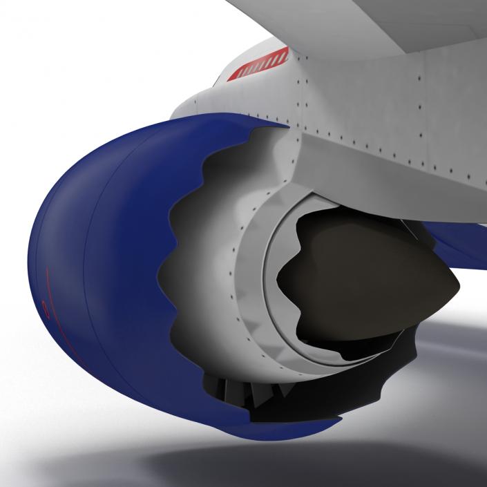 Boeing 747-8I British Airways 3D model