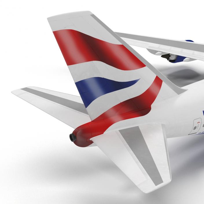 Boeing 747-8I British Airways 3D model