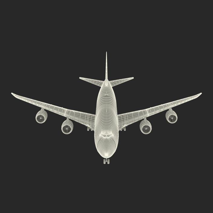 Boeing 747-8I British Airways 3D model