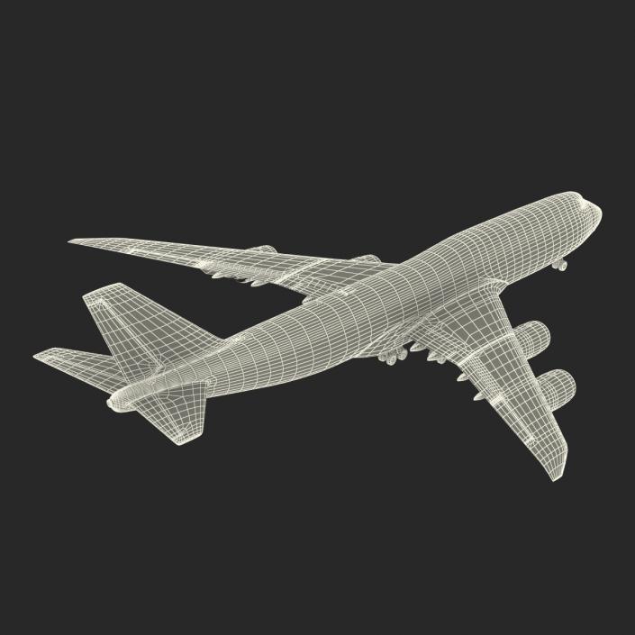 Boeing 747-8I British Airways 3D model