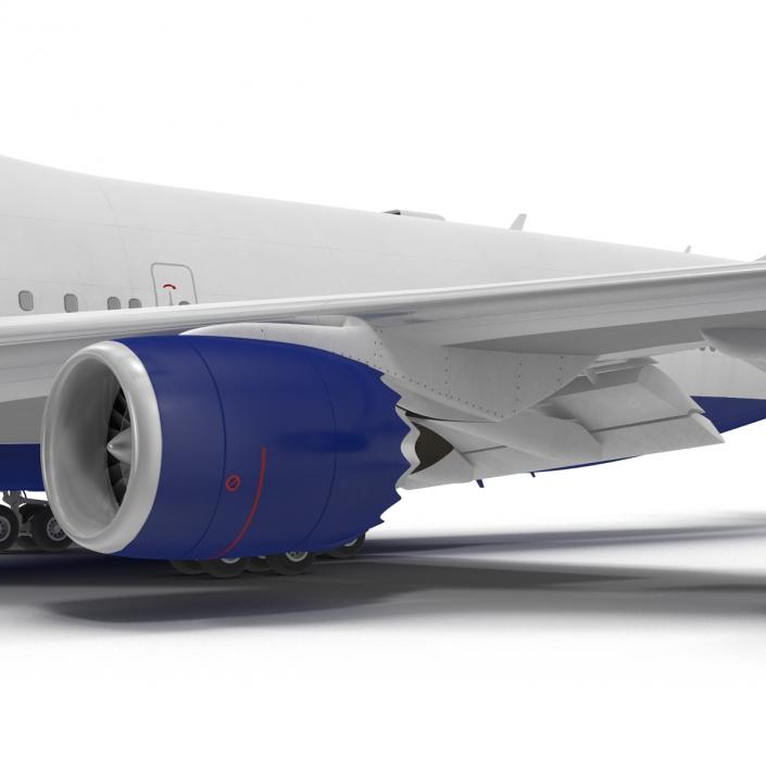 3D Boeing 747-8I British Airways Rigged