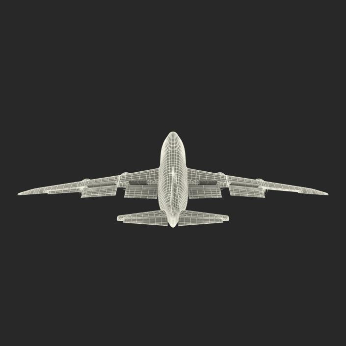 3D Boeing 747-8I British Airways Rigged