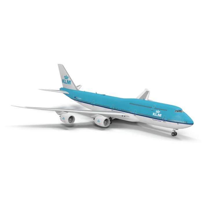 Boeing 747-8I KLM 3D