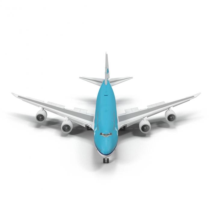 Boeing 747-8I KLM Rigged 3D model