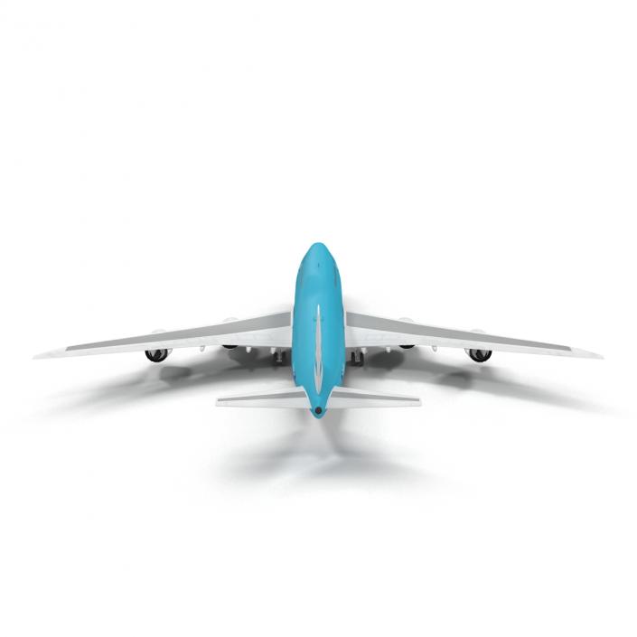 Boeing 747-8I KLM Rigged 3D model