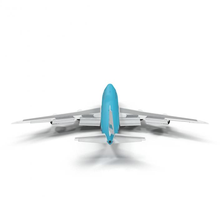 Boeing 747-8I KLM Rigged 3D model