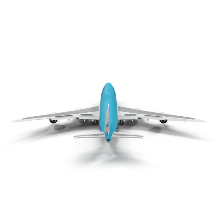 Boeing 747-8I KLM Rigged 3D model