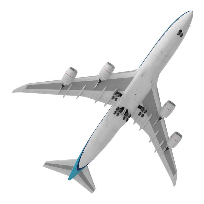 Boeing 747-8I KLM Rigged 3D model