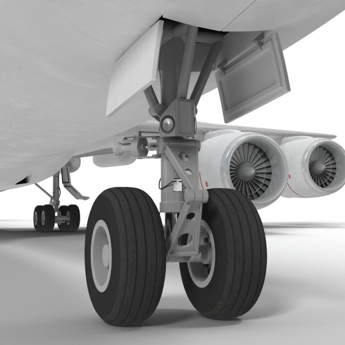 Boeing 747-8I KLM Rigged 3D model