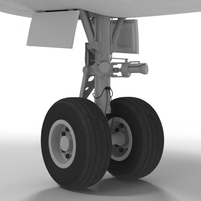 Boeing 747-8I KLM Rigged 3D model