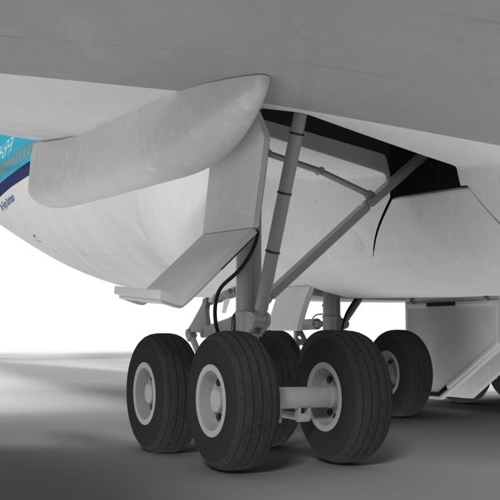 Boeing 747-8I KLM Rigged 3D model