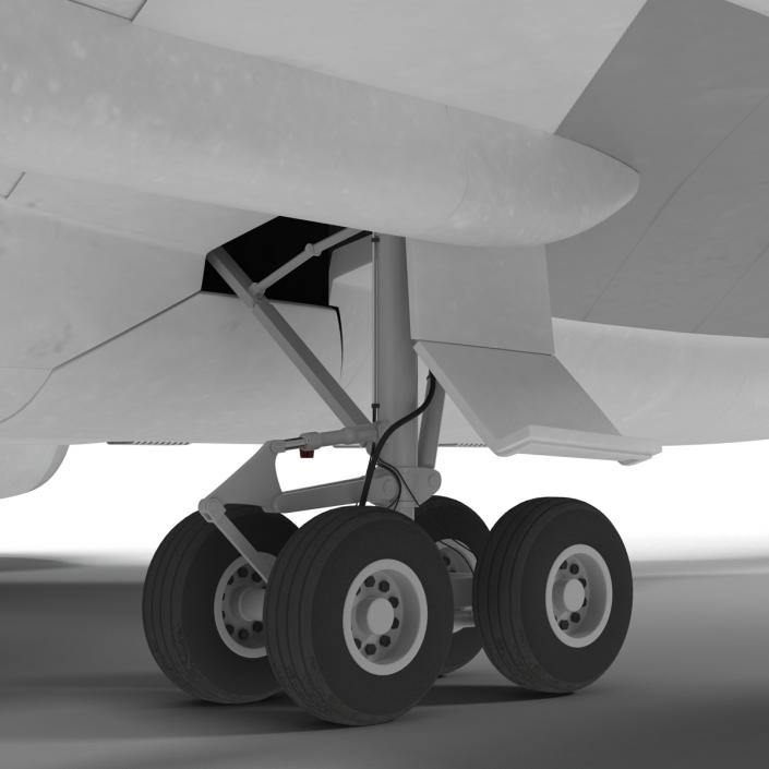 Boeing 747-8I KLM Rigged 3D model