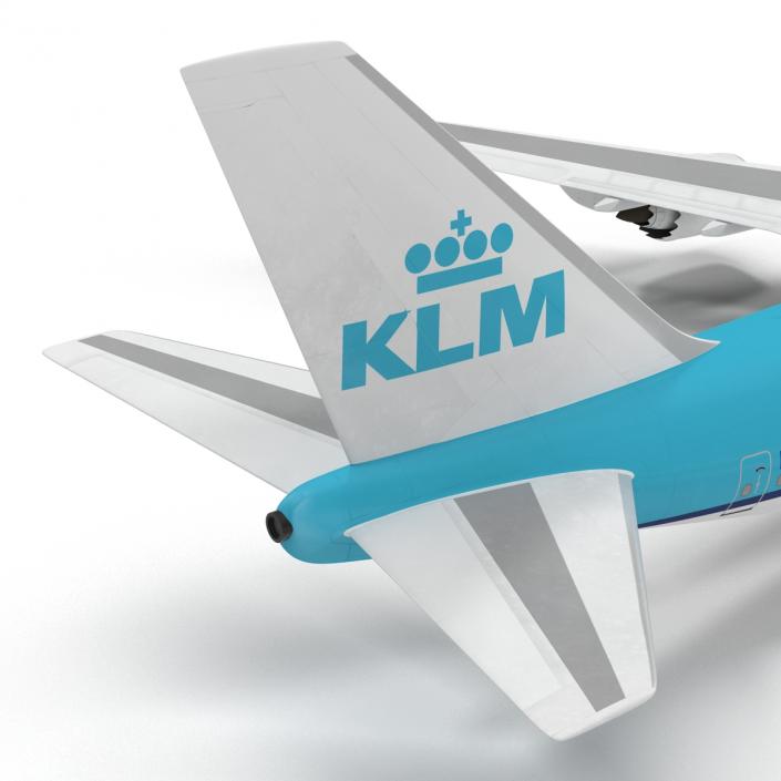 Boeing 747-8I KLM Rigged 3D model