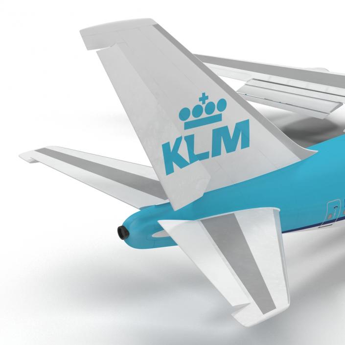 Boeing 747-8I KLM Rigged 3D model