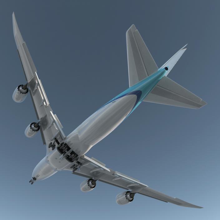 Boeing 747-8I KLM Rigged 3D model