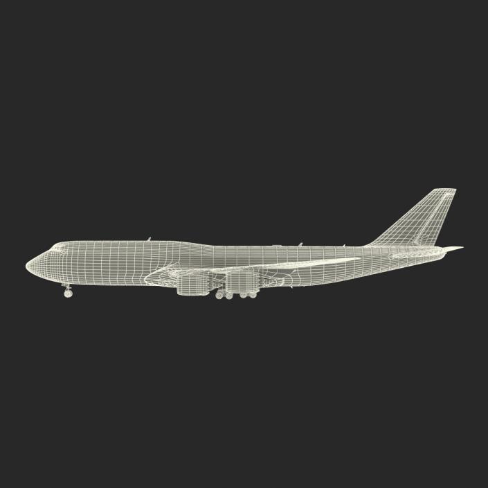 Boeing 747-8I KLM Rigged 3D model