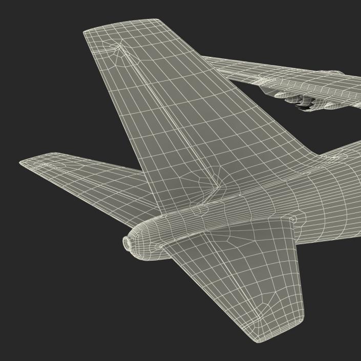 Boeing 747-8I KLM Rigged 3D model