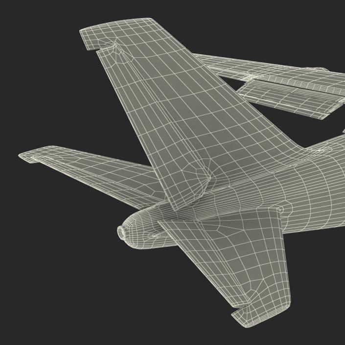 Boeing 747-8I KLM Rigged 3D model