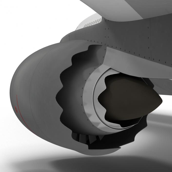 3D Boeing 747-8I Lufthansa model