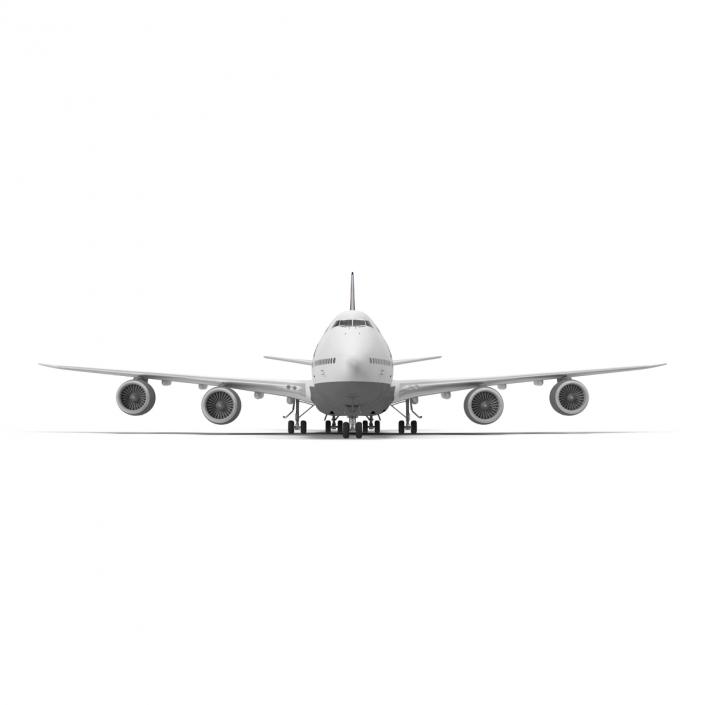 3D model Boeing 747-8I Lufthansa Rigged