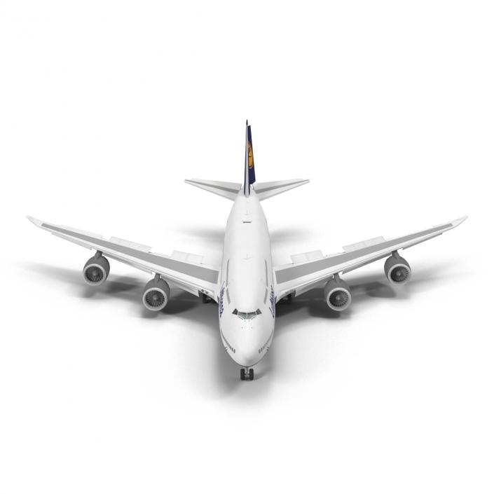 3D model Boeing 747-8I Lufthansa Rigged