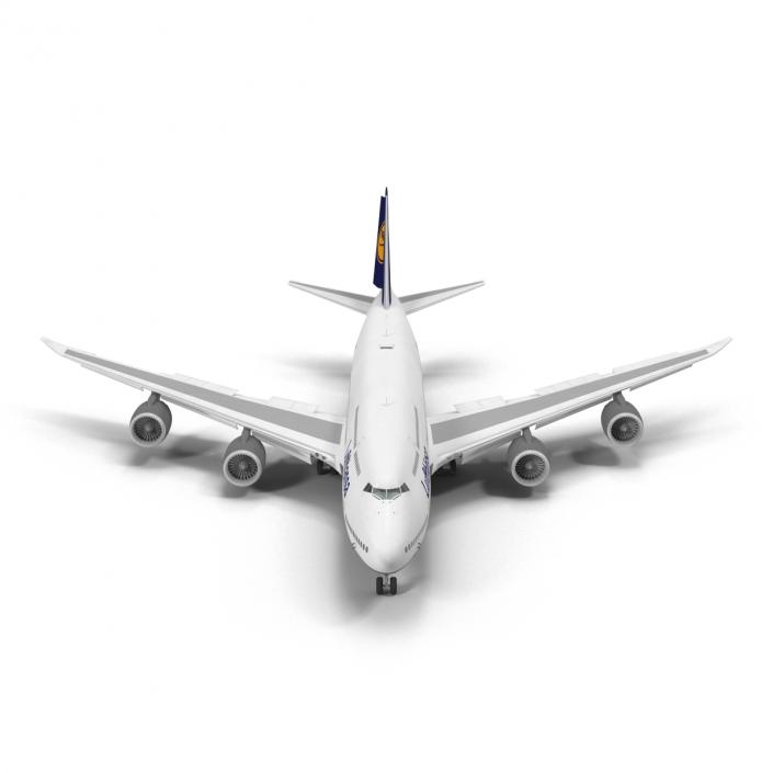 3D model Boeing 747-8I Lufthansa Rigged