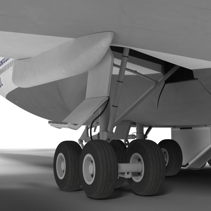 3D model Boeing 747-8I Lufthansa Rigged