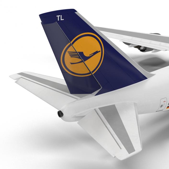 3D model Boeing 747-8I Lufthansa Rigged