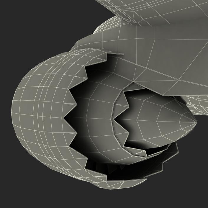 3D model Boeing 747-8I Lufthansa Rigged