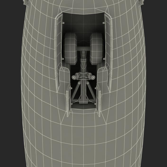 3D model Boeing 747-8I Lufthansa Rigged