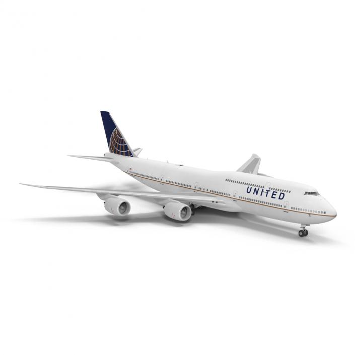 3D model Boeing 747-8I United