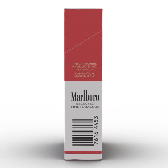 3D Closed Cigarettes Pack Marlboro