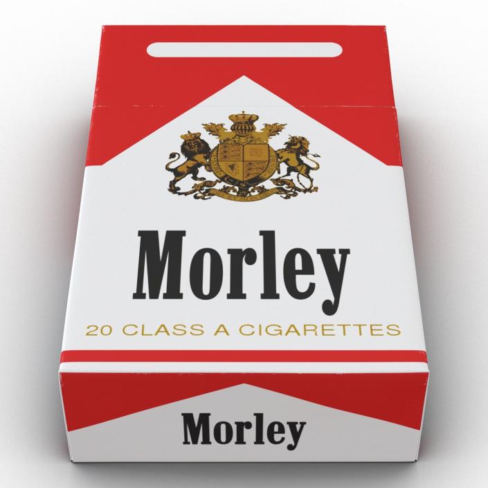 Closed Cigarettes Pack Morley 3D model