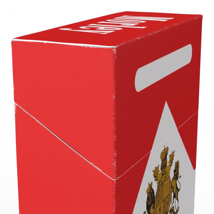 Closed Cigarettes Pack Morley 3D model